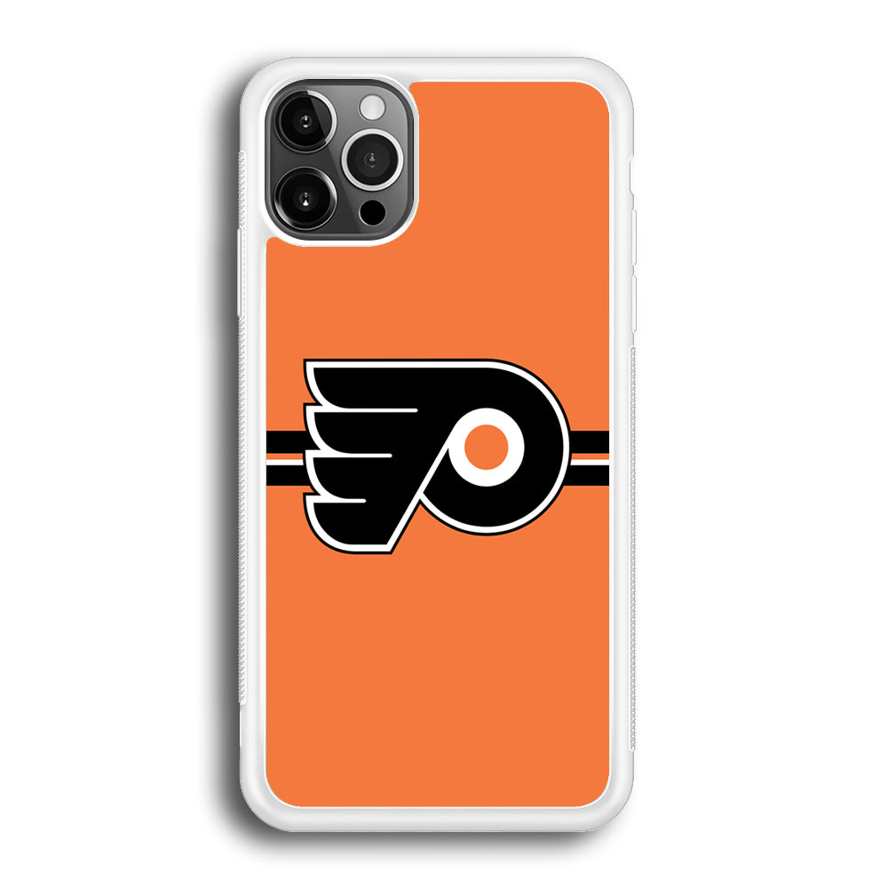 Hockey Philadelphia Flyers NHL 002 iPhone 12 Pro Max Case-Phone Case-Rubber White (2D Case)-Altracase