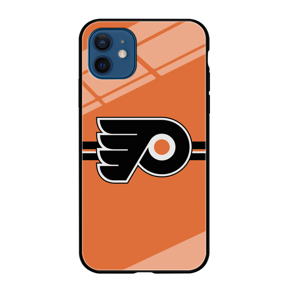 Hockey Philadelphia Flyers NHL 002 iPhone 12 Case-Phone Case-Tempered Glass Case-Altracase