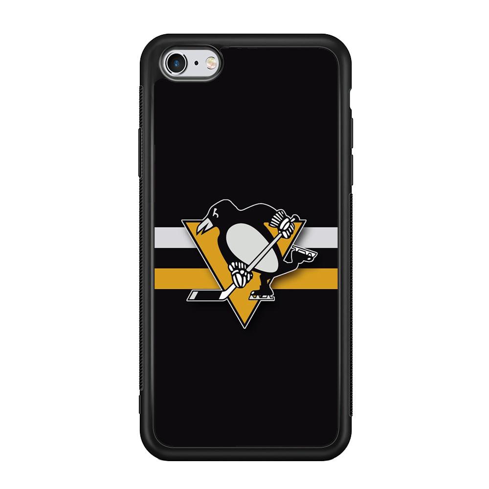 Hockey Pittsburgh Penguins NHL 001 iPhone 6 | 6s Case-Phone Case-Rubber Black (2D Case)-Altracase