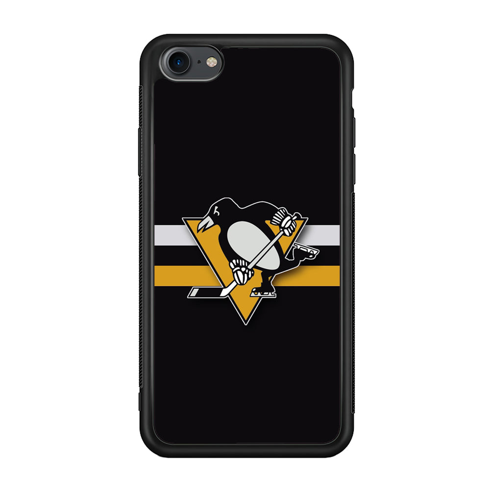 Hockey Pittsburgh Penguins NHL 001 iPhone 7 Case-Phone Case-Rubber Black (2D Case)-Altracase
