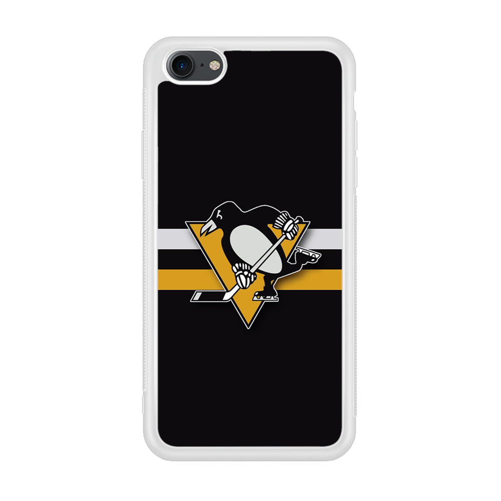 Hockey Pittsburgh Penguins NHL 001 iPhone 7 Case-Phone Case-Rubber White (2D Case)-Altracase