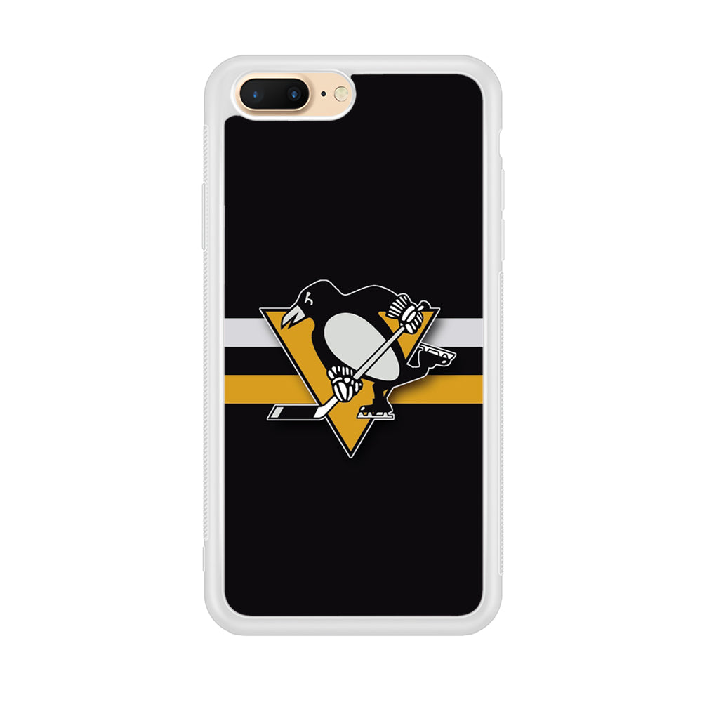 Hockey Pittsburgh Penguins NHL 001 iPhone 8 Plus Case-Phone Case-Rubber White (2D Case)-Altracase