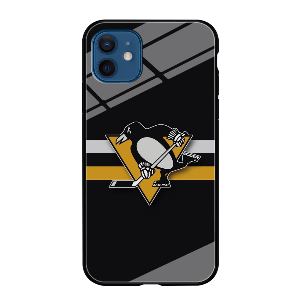 Hockey Pittsburgh Penguins NHL 001 iPhone 12 Case-Phone Case-Tempered Glass Case-Altracase