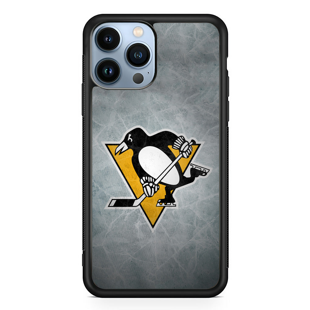 Hockey Pittsburgh Penguins NHL 002 iPhone 13 Pro Case-Phone Case-Rubber Black (2D Case)-Altracase