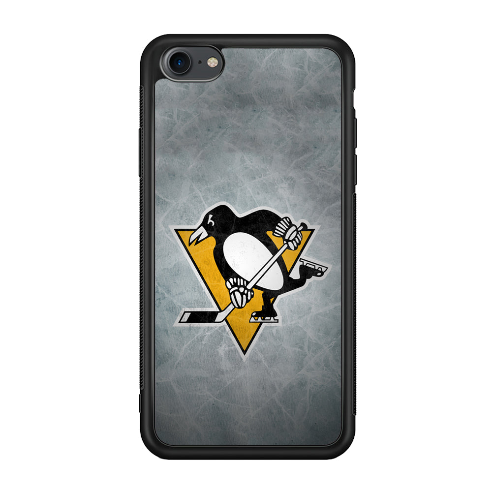 Hockey Pittsburgh Penguins NHL 002 iPhone 7 Case-Phone Case-Rubber Black (2D Case)-Altracase