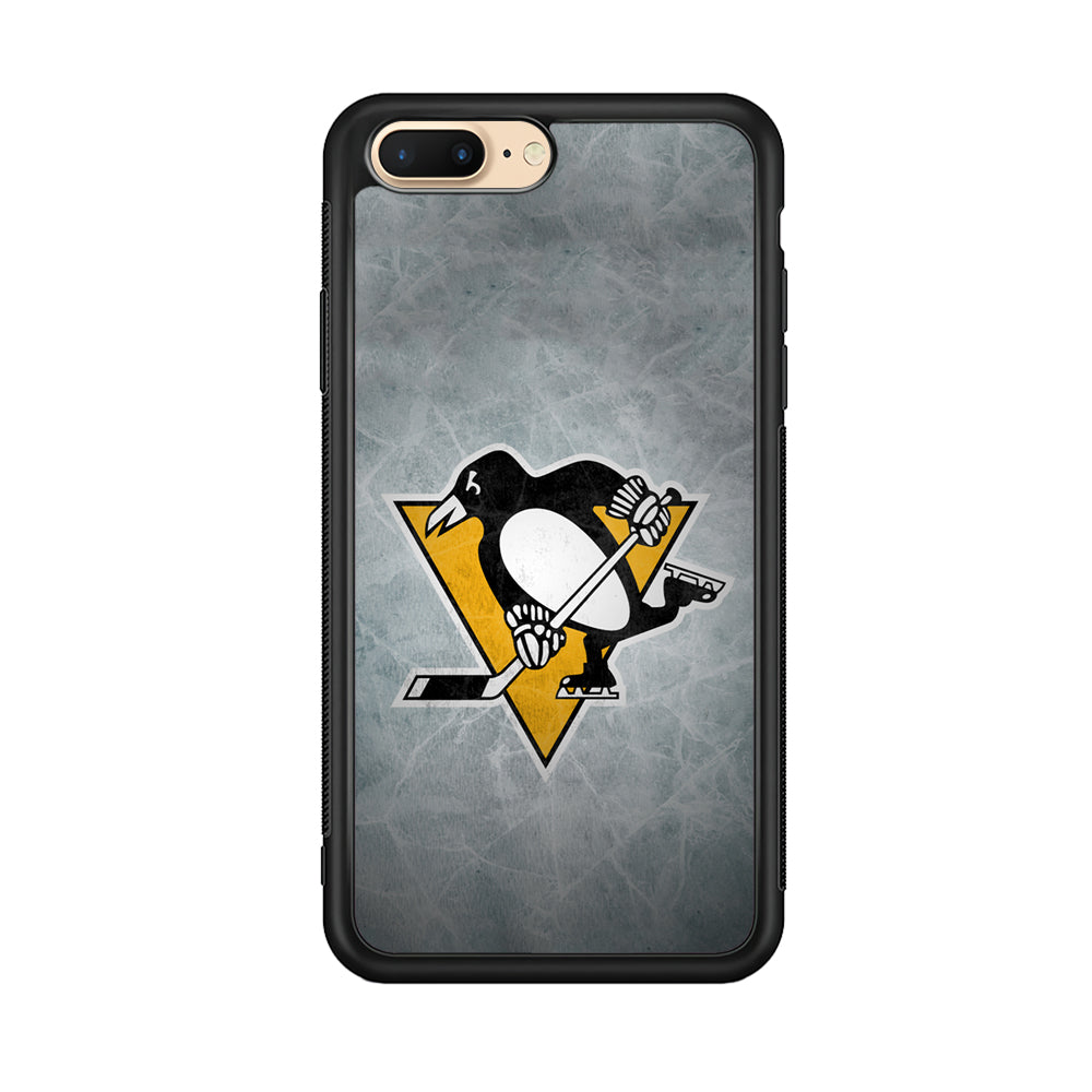 Hockey Pittsburgh Penguins NHL 002 iPhone 8 Plus Case-Phone Case-Rubber Black (2D Case)-Altracase