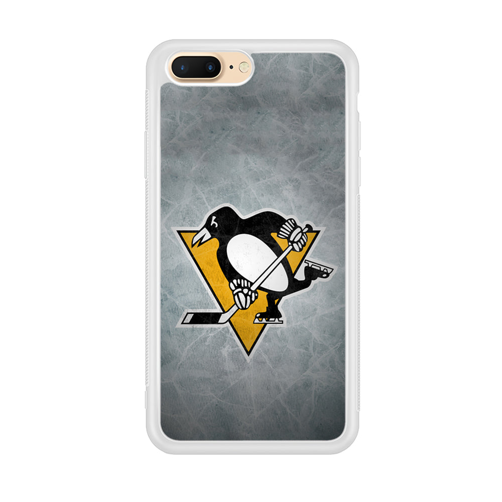 Hockey Pittsburgh Penguins NHL 002 iPhone 8 Plus Case-Phone Case-Rubber White (2D Case)-Altracase
