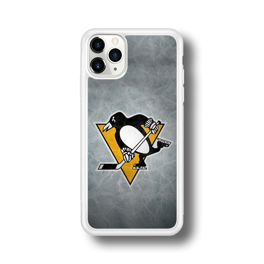 Hockey Pittsburgh Penguins NHL 002 iPhone 11 Pro Max Case-Phone Case-Rubber White (2D Case)-Altracase