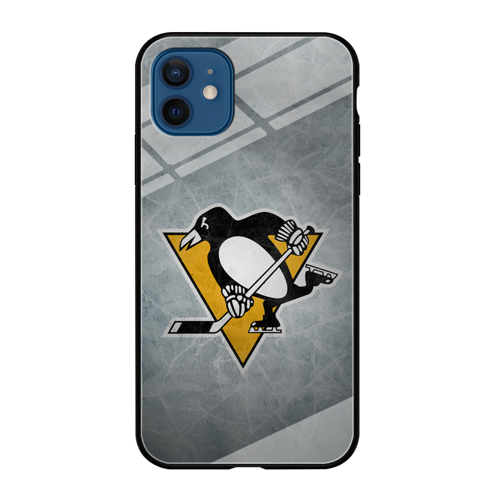 Hockey Pittsburgh Penguins NHL 002 iPhone 12 Case-Phone Case-Tempered Glass Case-Altracase