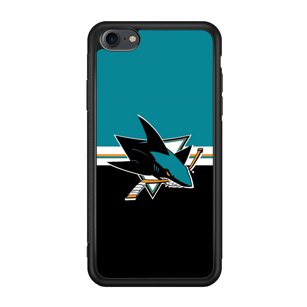 Hockey San Jose Sharks NHL 001 iPhone 7 Case-Phone Case-Rubber Black (2D Case)-Altracase