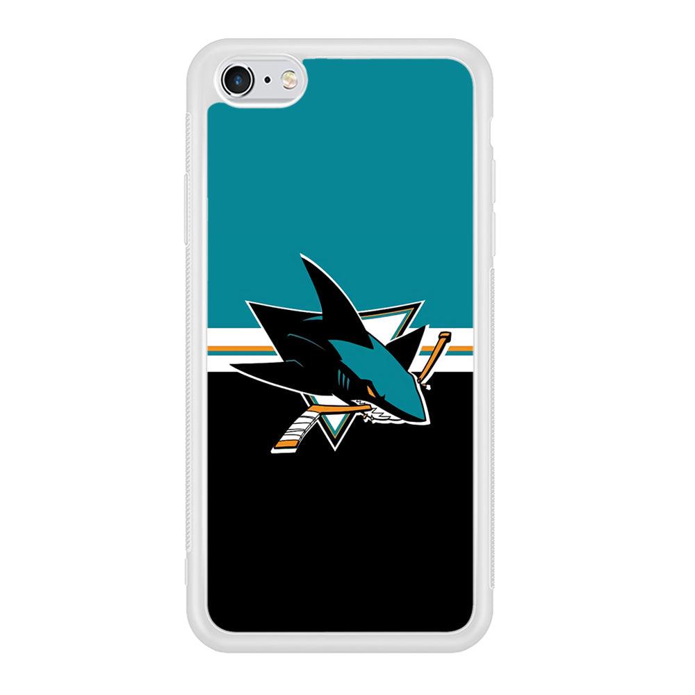 Hockey San Jose Sharks NHL 001 iPhone 6 | 6s Case-Phone Case-Rubber White (2D Case)-Altracase