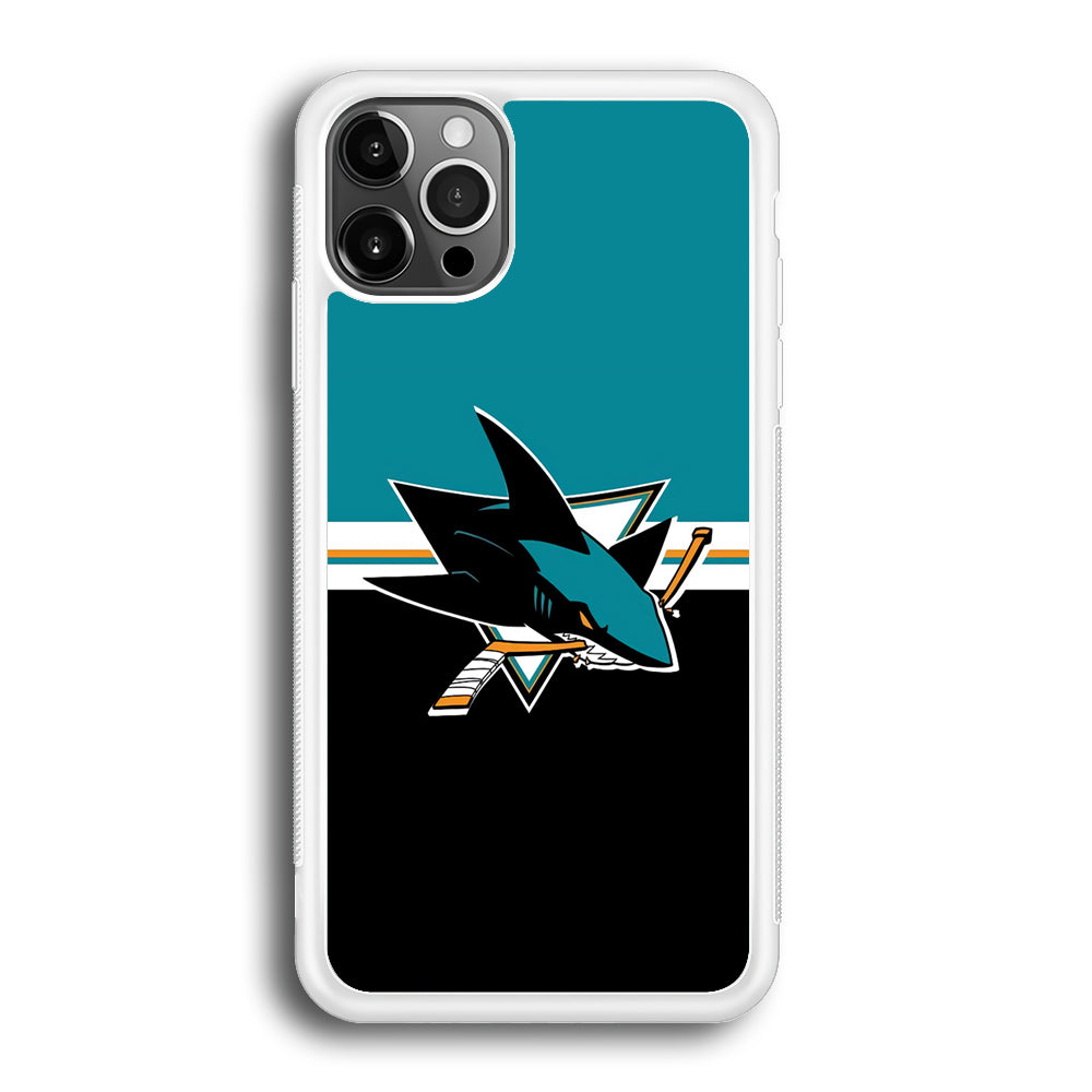 Hockey San Jose Sharks NHL 001 iPhone 12 Pro Max Case-Phone Case-Rubber White (2D Case)-Altracase