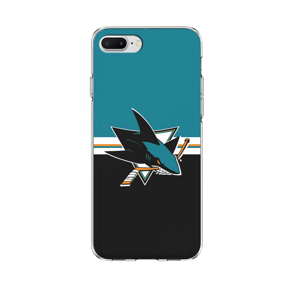 Hockey San Jose Sharks NHL 001 iPhone 8 Plus Case-Phone Case-Clear Soft Case-Altracase