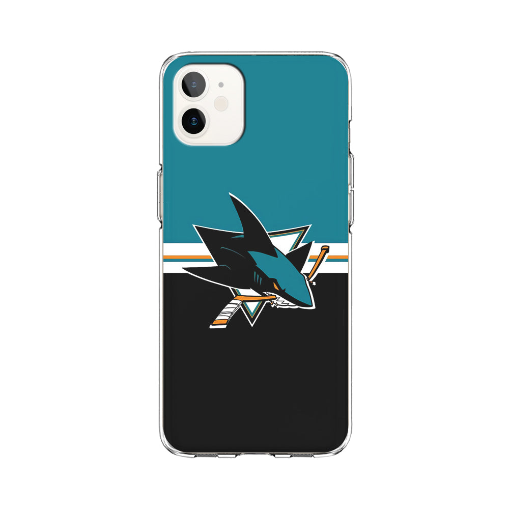 Hockey San Jose Sharks NHL 001 iPhone 12 Case-Phone Case-Clear Soft Case-Altracase