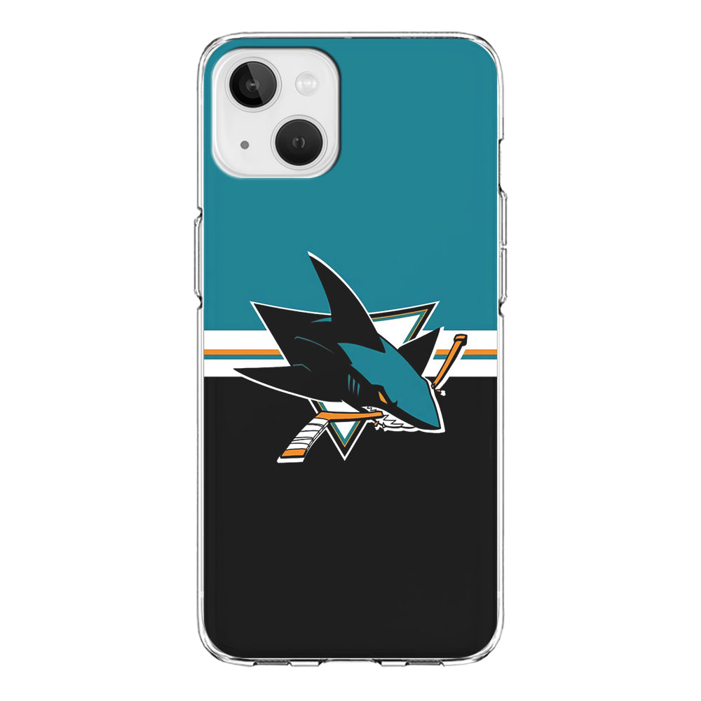 Hockey San Jose Sharks NHL 001 iPhone 13 Mini Case-Phone Case-Clear Soft Case-Altracase