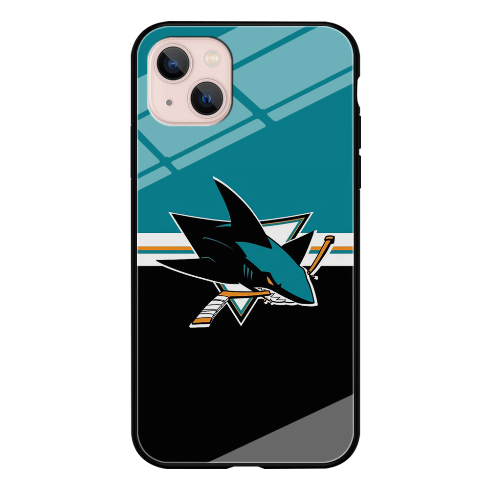 Hockey San Jose Sharks NHL 001 iPhone 13 Mini Case-Phone Case-Tempered Glass Case-Altracase