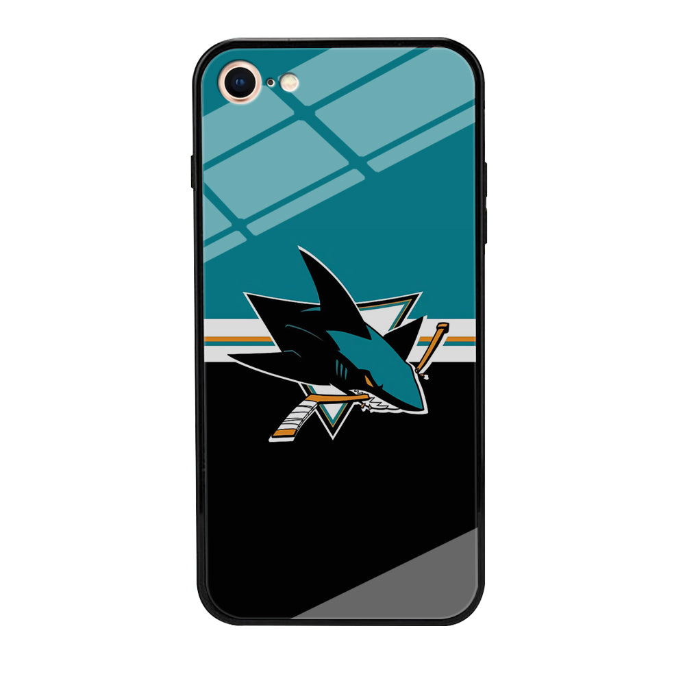 Hockey San Jose Sharks NHL 001 iPhone 7 Case-Phone Case-Tempered Glass Case-Altracase
