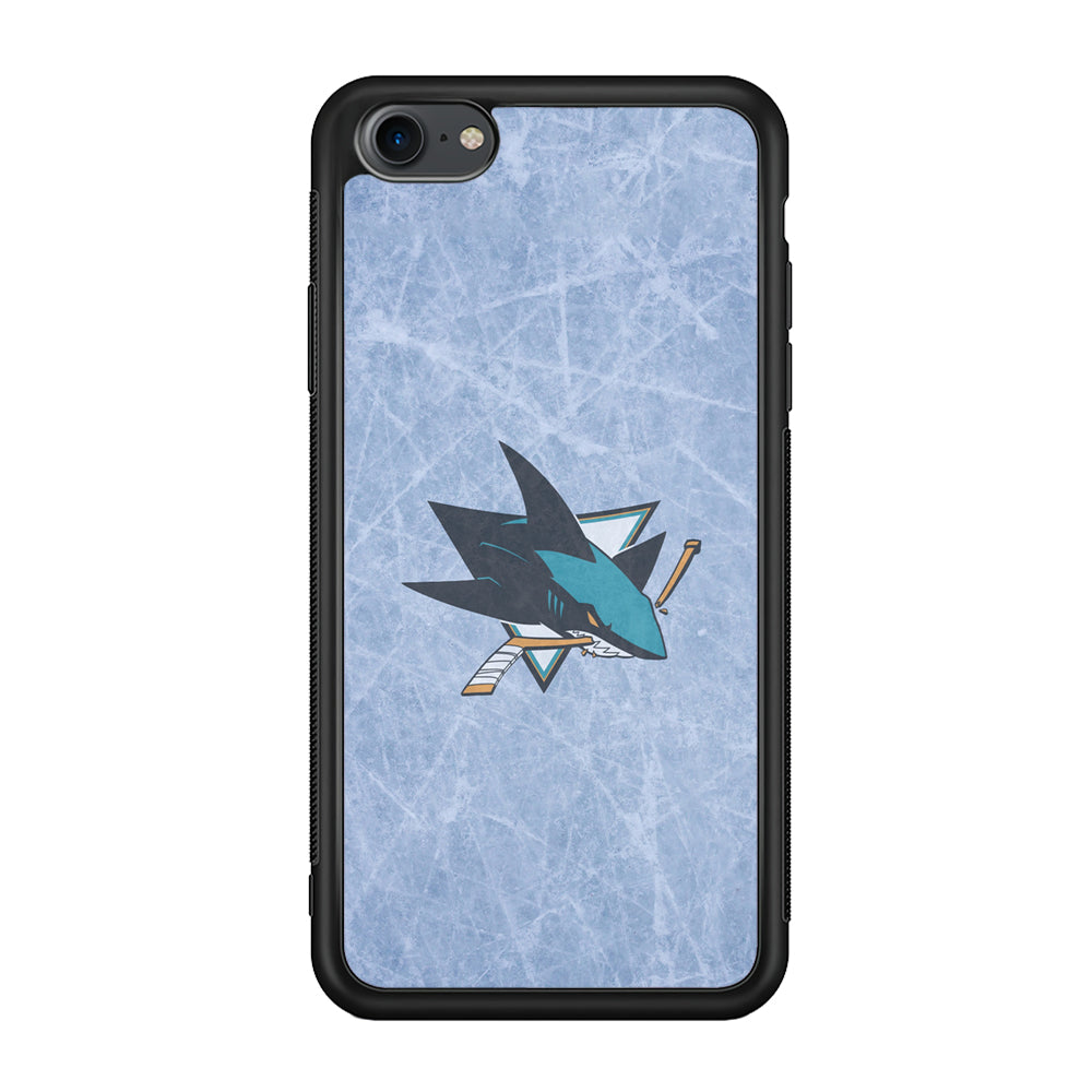 Hockey San Jose Sharks NHL 002 iPhone 7 Case-Phone Case-Rubber Black (2D Case)-Altracase