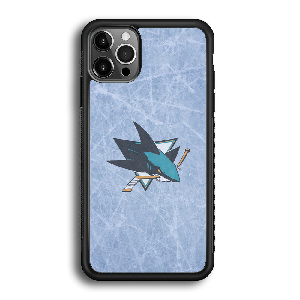Hockey San Jose Sharks NHL 002 iPhone 12 Pro Max Case-Phone Case-Rubber Black (2D Case)-Altracase