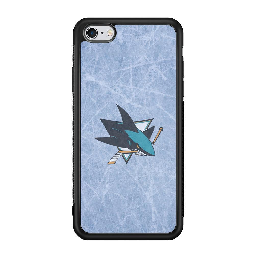 Hockey San Jose Sharks NHL 002 iPhone 6 | 6s Case-Phone Case-Rubber Black (2D Case)-Altracase