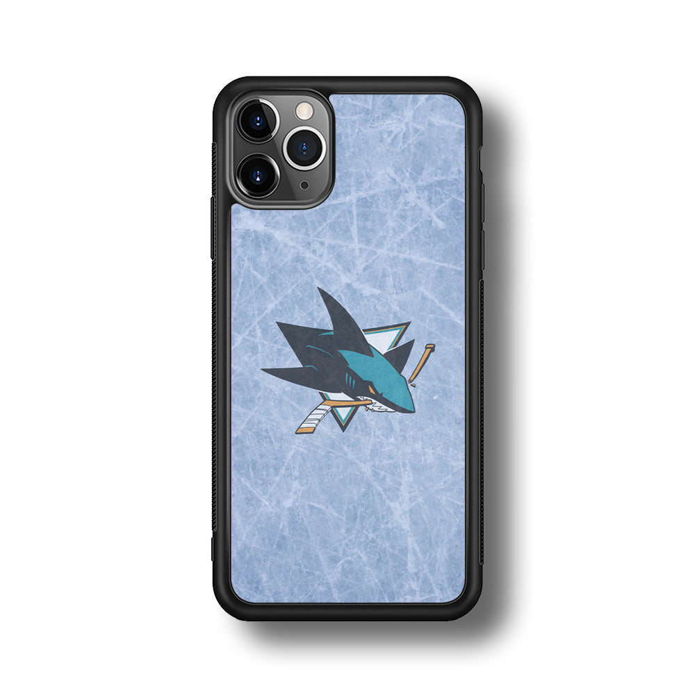Hockey San Jose Sharks NHL 002 iPhone 11 Pro Max Case-Phone Case-Rubber Black (2D Case)-Altracase