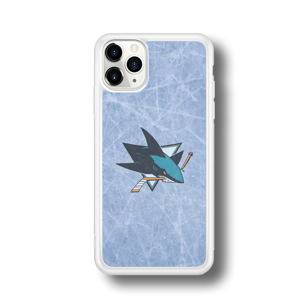 Hockey San Jose Sharks NHL 002 iPhone 11 Pro Max Case-Phone Case-Rubber White (2D Case)-Altracase