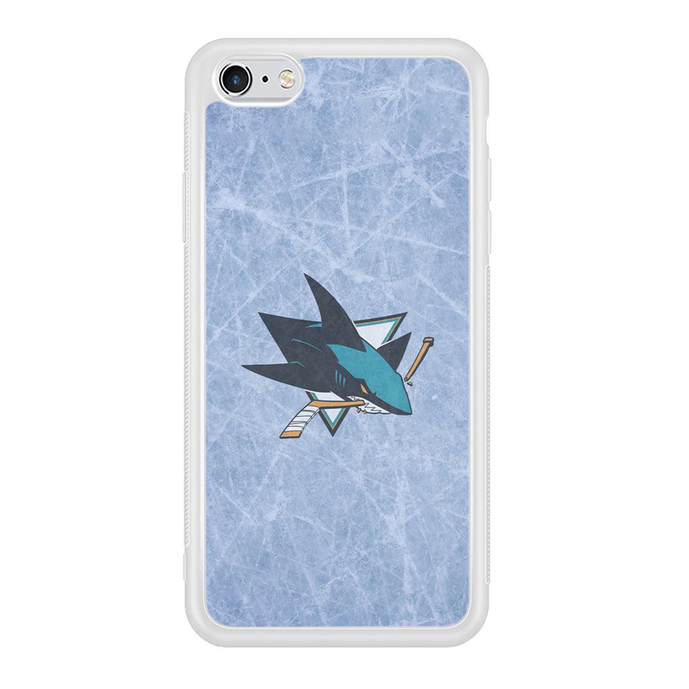 Hockey San Jose Sharks NHL 002 iPhone 6 | 6s Case-Phone Case-Rubber White (2D Case)-Altracase