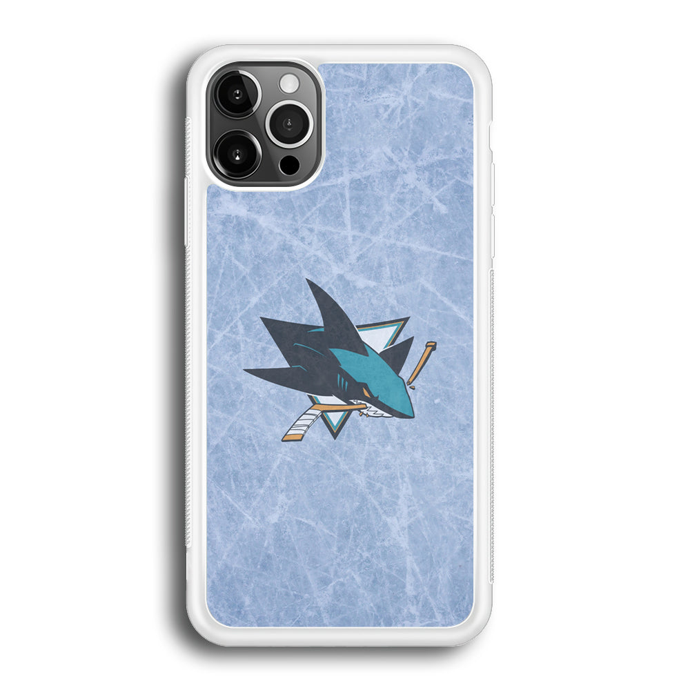 Hockey San Jose Sharks NHL 002 iPhone 12 Pro Max Case-Phone Case-Rubber White (2D Case)-Altracase