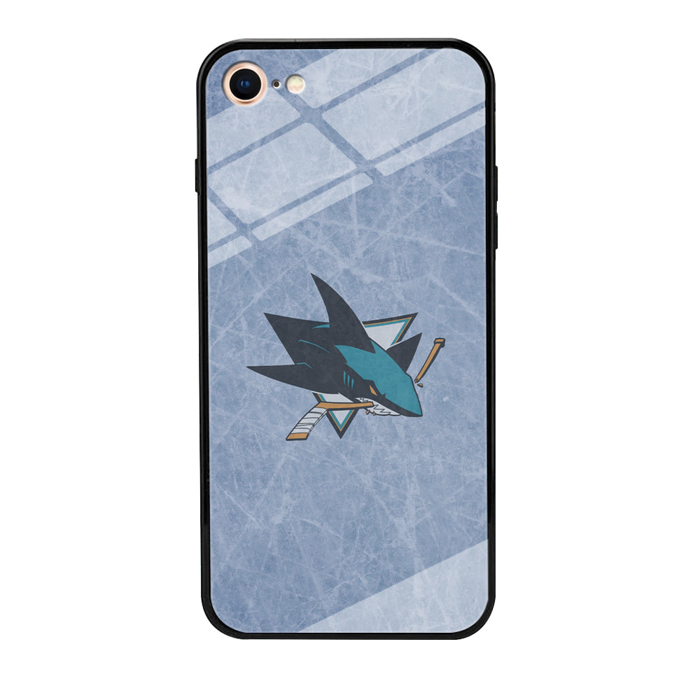 Hockey San Jose Sharks NHL 002 iPhone 7 Case-Phone Case-Tempered Glass Case-Altracase
