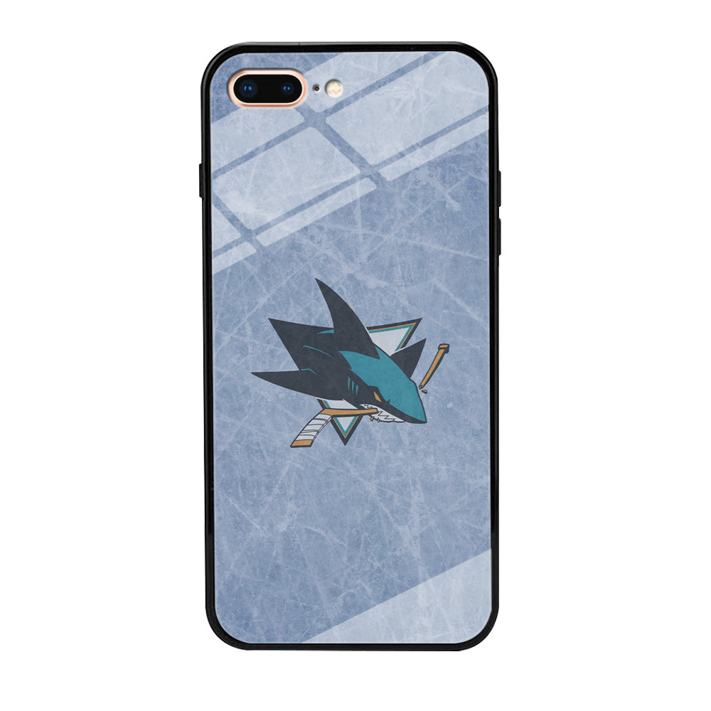 Hockey San Jose Sharks NHL 002 iPhone 8 Plus Case-Phone Case-Tempered Glass Case-Altracase