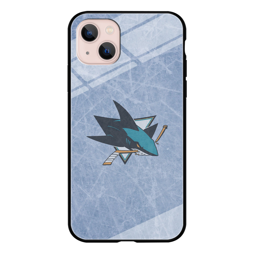 Hockey San Jose Sharks NHL 002 iPhone 13 Mini Case-Phone Case-Tempered Glass Case-Altracase