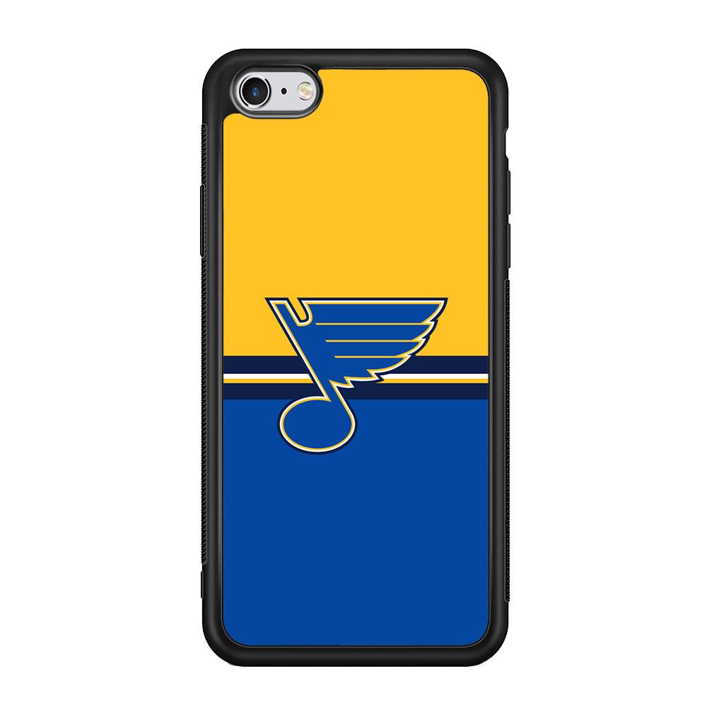 Hockey St. Louis Blues NHL 001 iPhone 6 | 6s Case-Phone Case-Rubber Black (2D Case)-Altracase