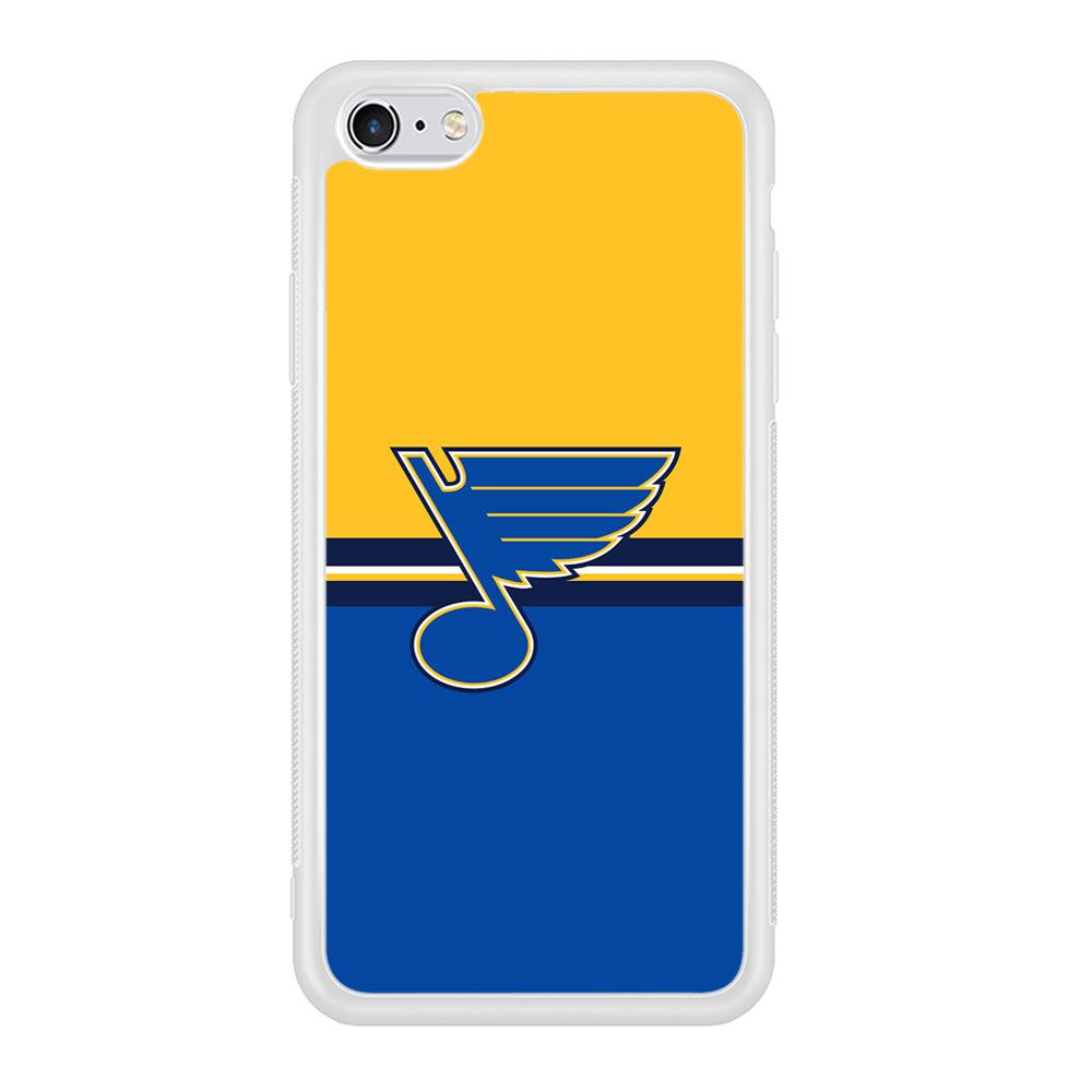 Hockey St. Louis Blues NHL 001 iPhone 6 | 6s Case-Phone Case-Rubber White (2D Case)-Altracase