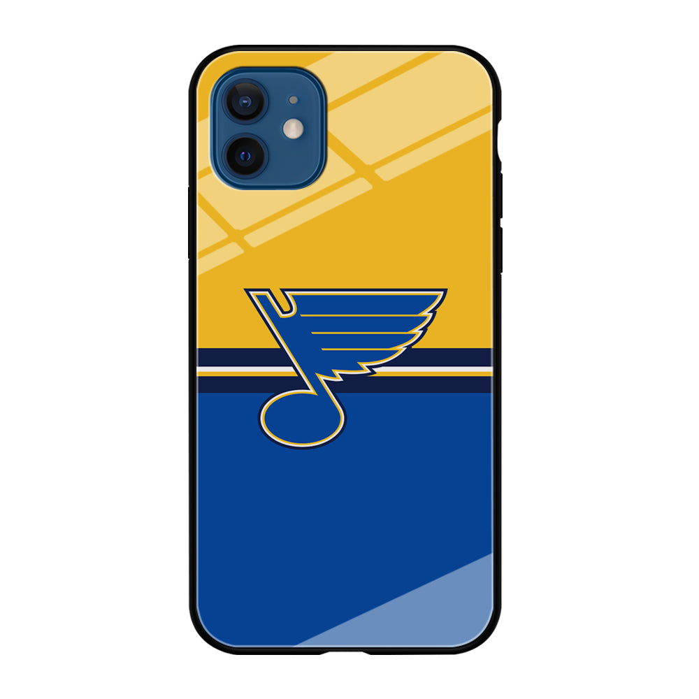 Hockey St. Louis Blues NHL 001 iPhone 12 Case-Phone Case-Tempered Glass Case-Altracase