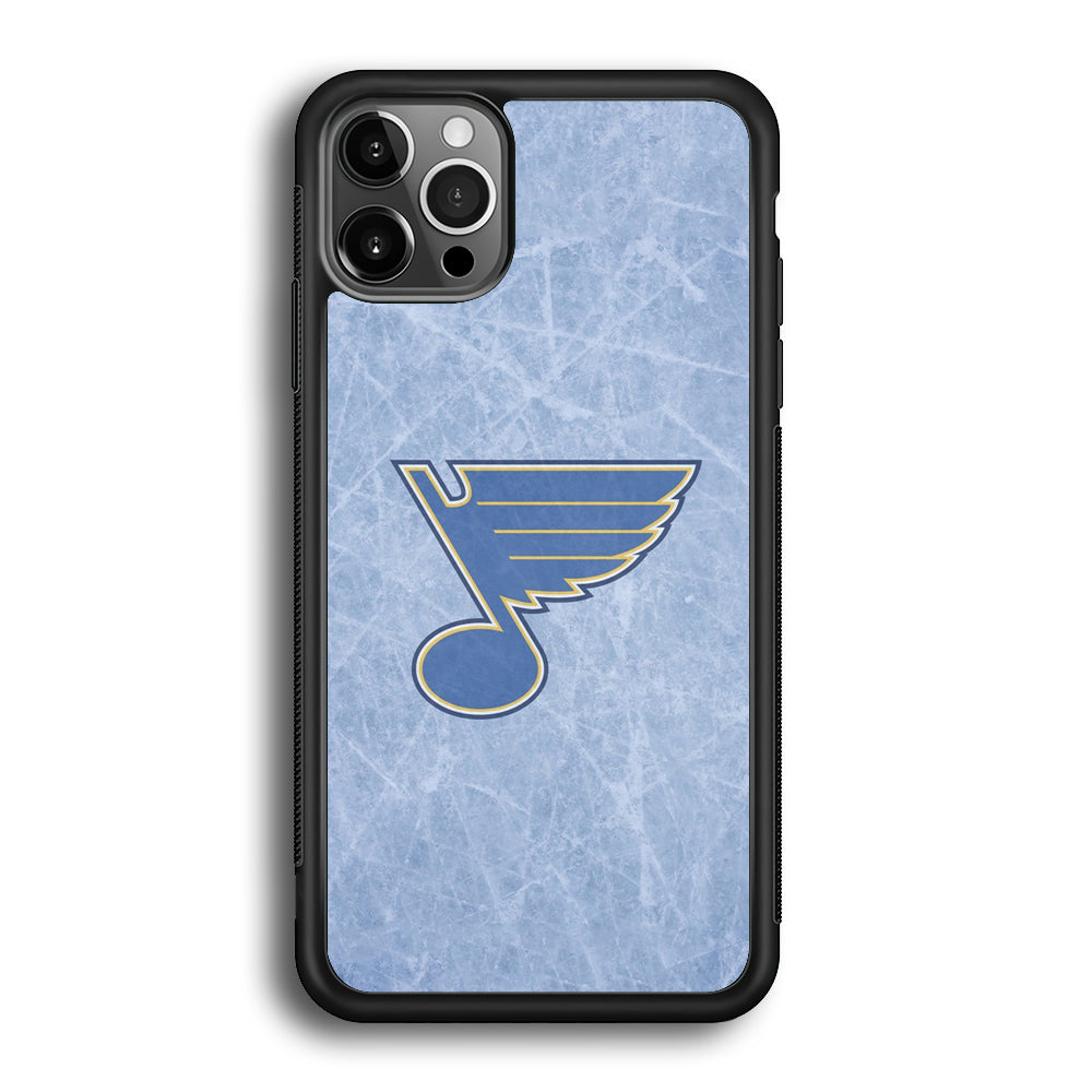 Hockey St. Louis Blues NHL 002 iPhone 12 Pro Max Case-Phone Case-Rubber Black (2D Case)-Altracase