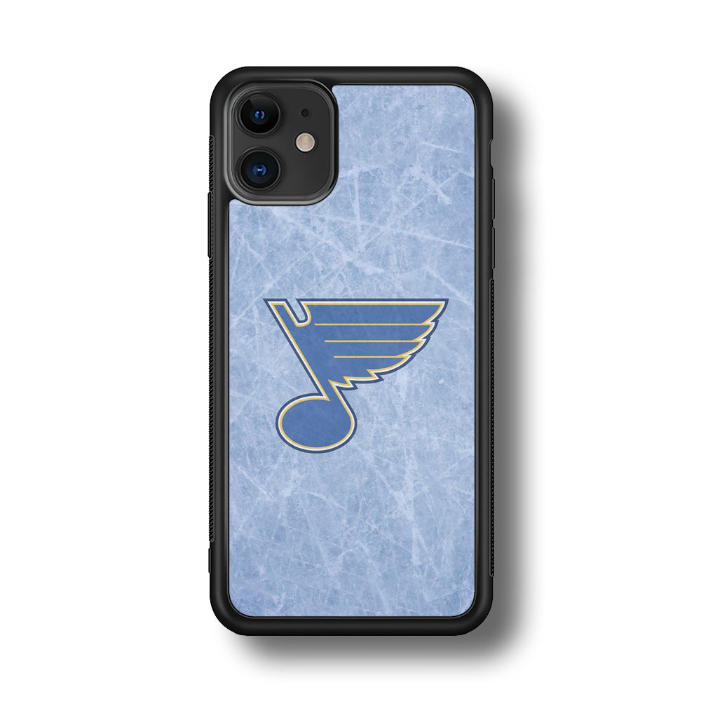 Hockey St. Louis Blues NHL 002 iPhone 11 Case-Phone Case-Rubber Black (2D Case)-Altracase