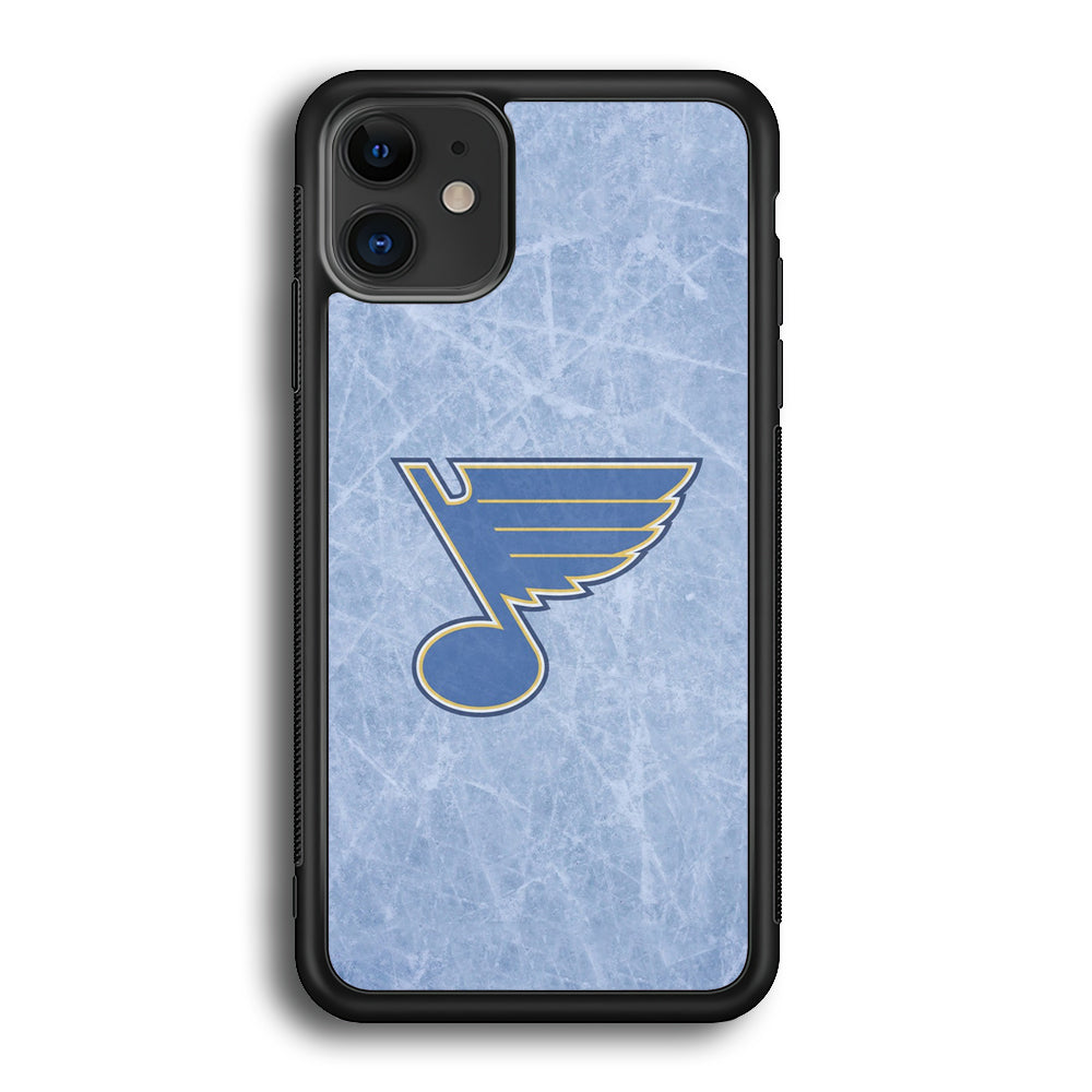 Hockey St. Louis Blues NHL 002 iPhone 12 Case-Phone Case-Rubber Black (2D Case)-Altracase