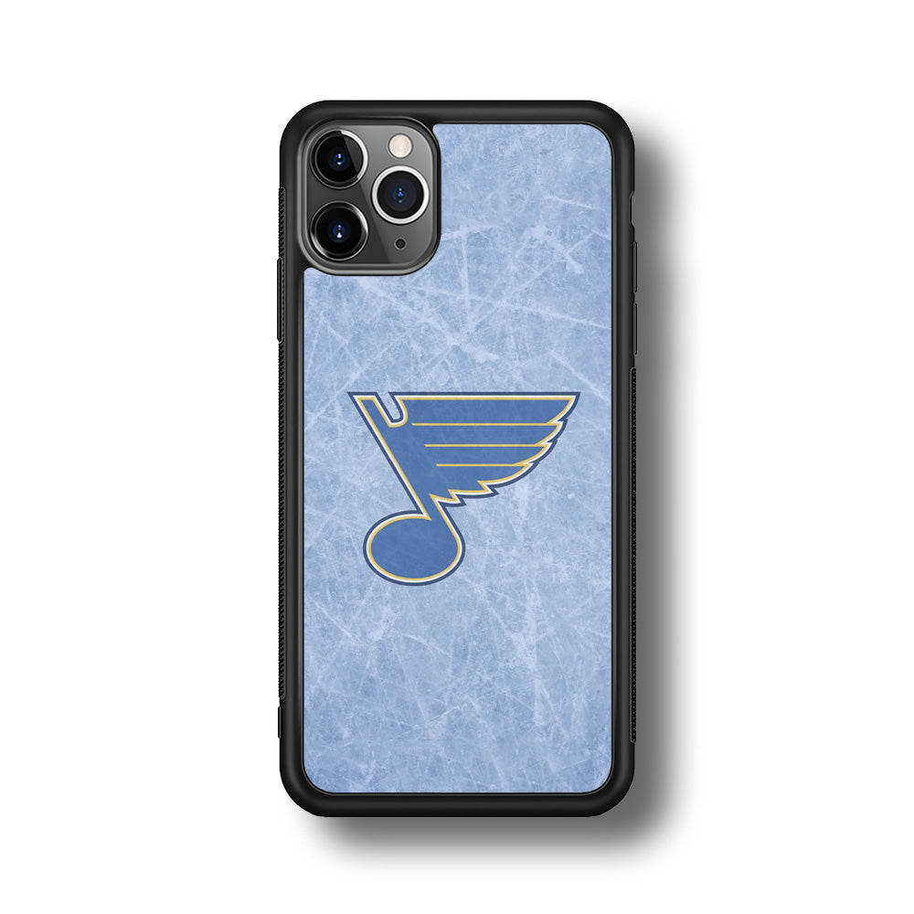 Hockey St. Louis Blues NHL 002 iPhone 11 Pro Max Case-Phone Case-Rubber Black (2D Case)-Altracase