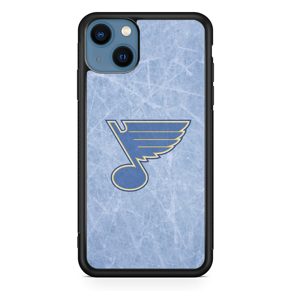 Hockey St. Louis Blues NHL 002 iPhone 13 Mini Case-Phone Case-Rubber Black (2D Case)-Altracase