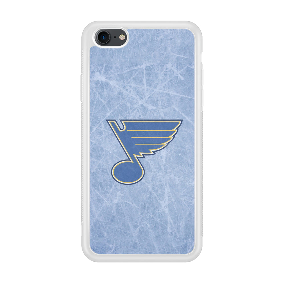 Hockey St. Louis Blues NHL 002 iPhone 7 Case-Phone Case-Rubber White (2D Case)-Altracase