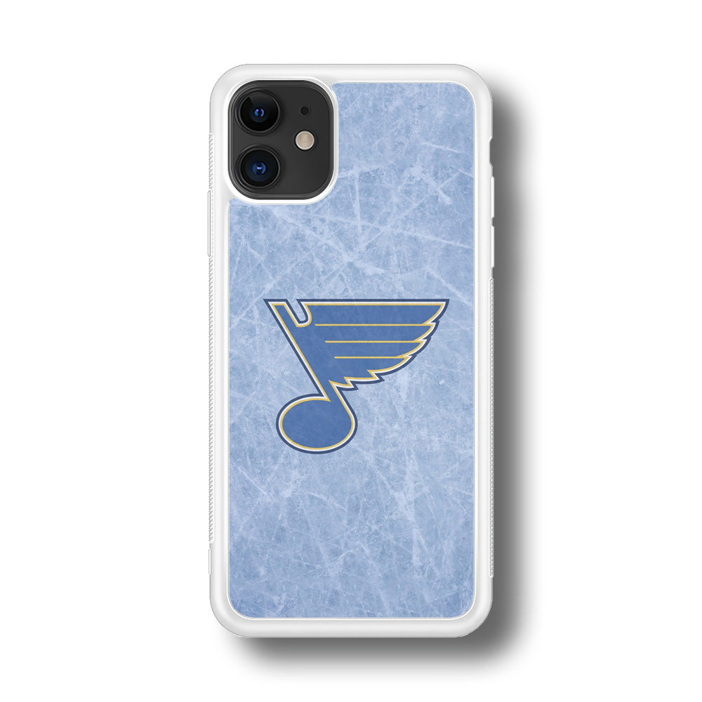 Hockey St. Louis Blues NHL 002 iPhone 11 Case-Phone Case-Rubber White (2D Case)-Altracase