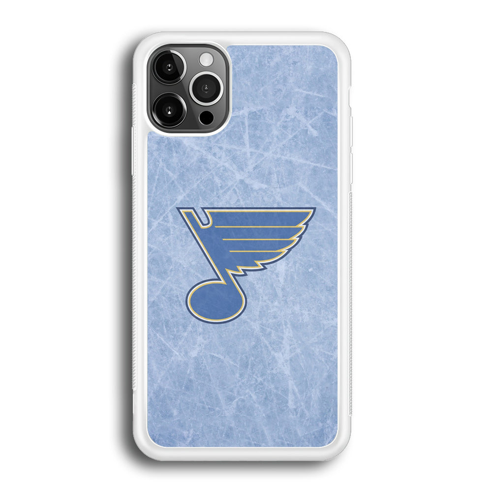 Hockey St. Louis Blues NHL 002 iPhone 12 Pro Max Case-Phone Case-Rubber White (2D Case)-Altracase