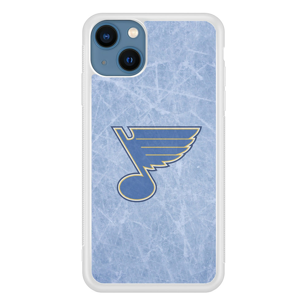 Hockey St. Louis Blues NHL 002 iPhone 13 Mini Case-Phone Case-Rubber White (2D Case)-Altracase