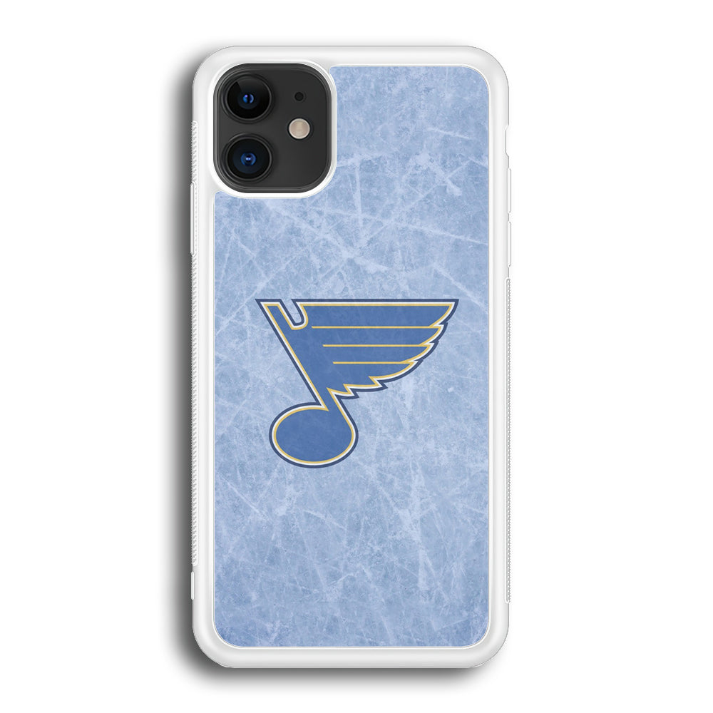 Hockey St. Louis Blues NHL 002 iPhone 12 Case-Phone Case-Rubber White (2D Case)-Altracase