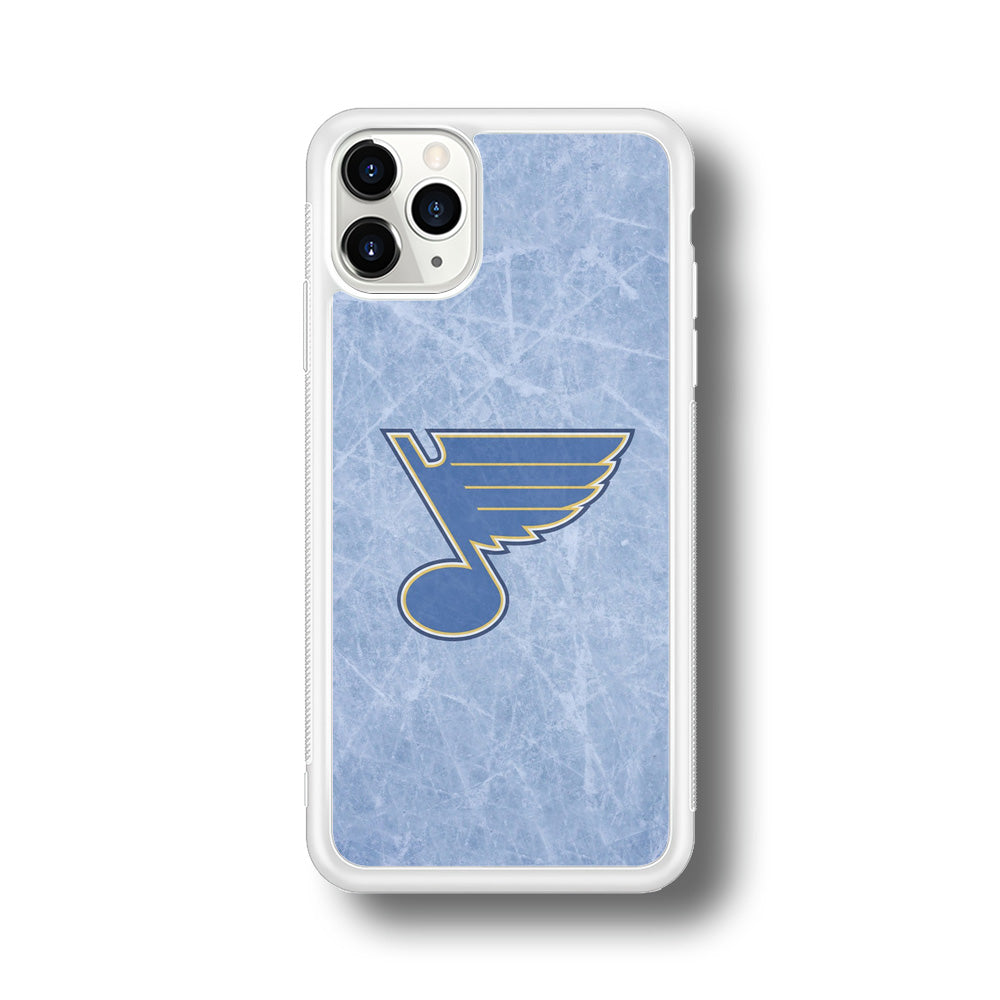 Hockey St. Louis Blues NHL 002 iPhone 11 Pro Max Case-Phone Case-Rubber White (2D Case)-Altracase