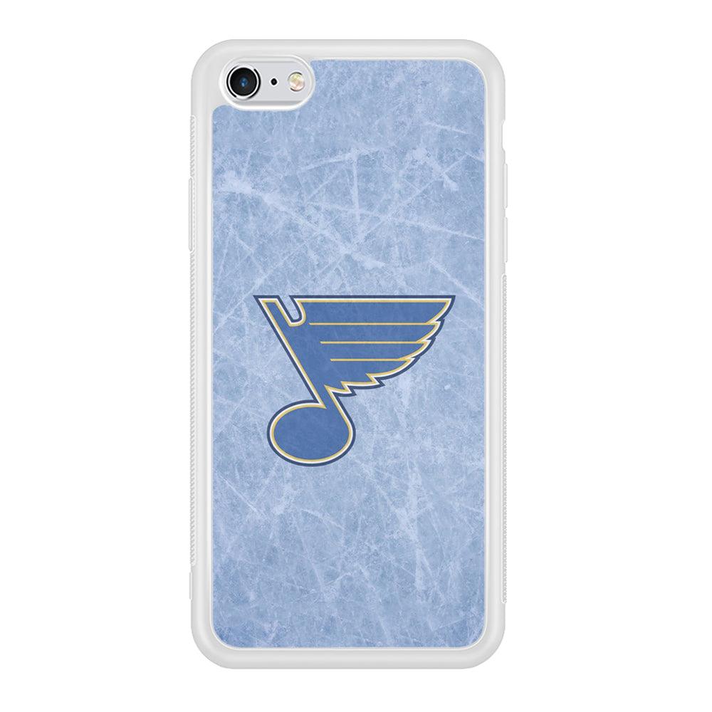 Hockey St. Louis Blues NHL 002 iPhone 6 | 6s Case-Phone Case-Rubber White (2D Case)-Altracase