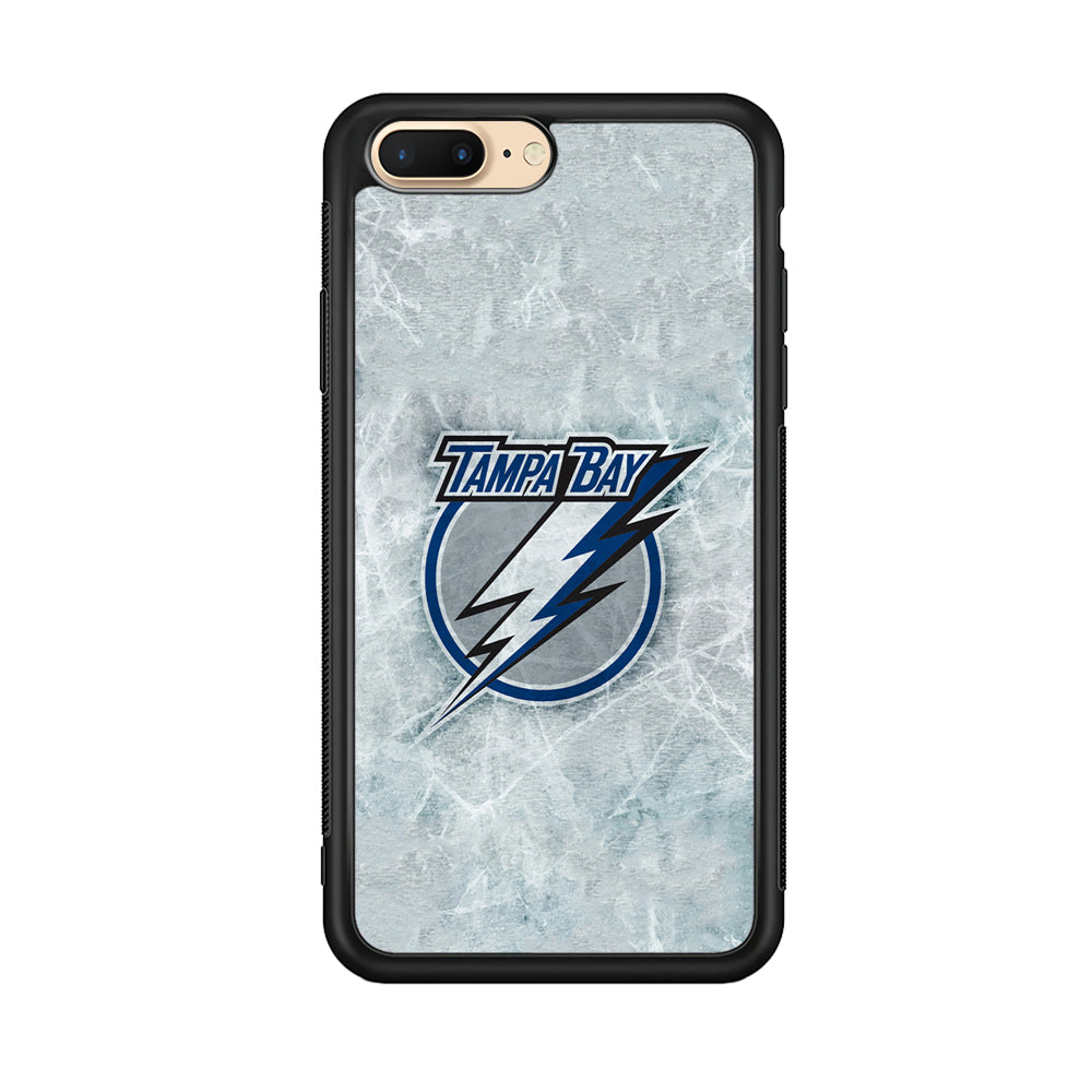 Hockey Tampa Bay Lightning NHL 001 iPhone 8 Plus Case-Phone Case-Rubber Black (2D Case)-Altracase