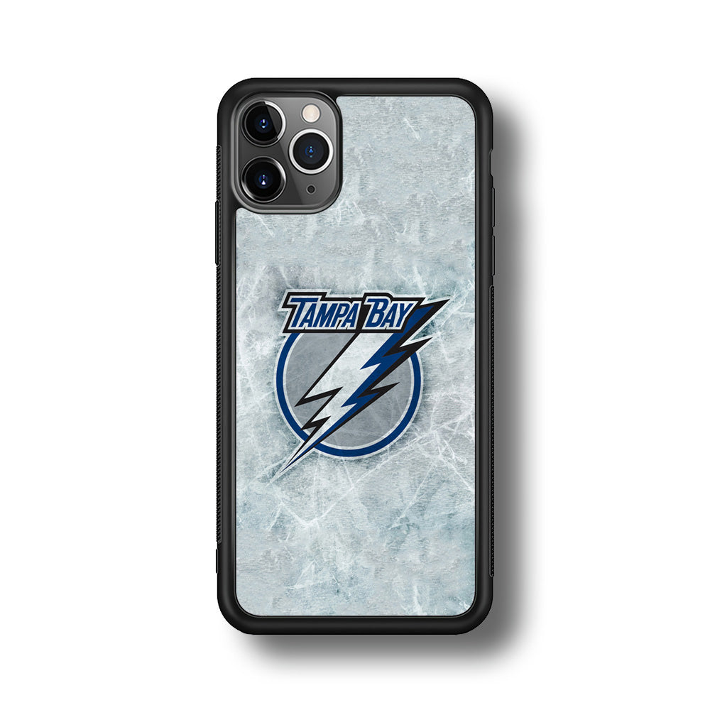 Hockey Tampa Bay Lightning NHL 001 iPhone 11 Pro Max Case-Phone Case-Rubber Black (2D Case)-Altracase