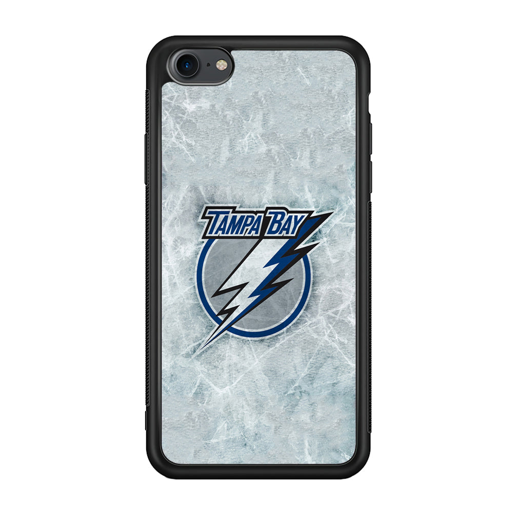 Hockey Tampa Bay Lightning NHL 001 iPhone 7 Case-Phone Case-Rubber Black (2D Case)-Altracase