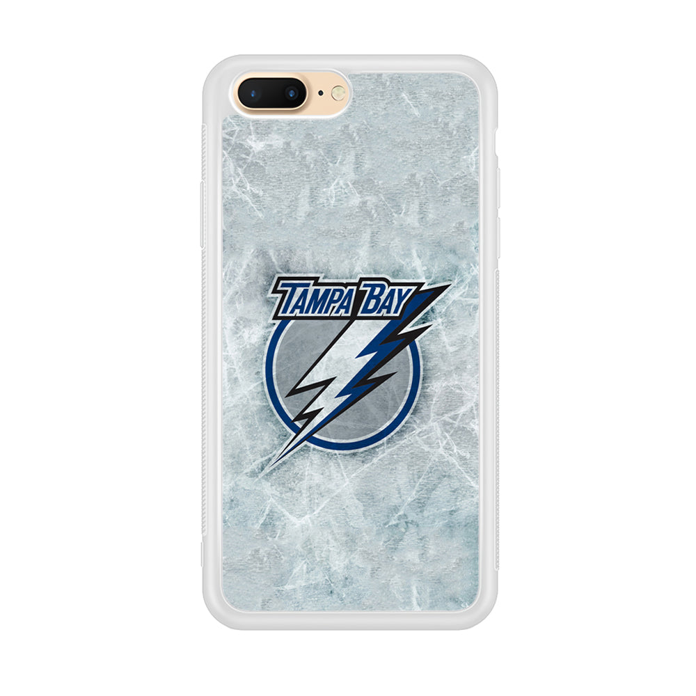Hockey Tampa Bay Lightning NHL 001 iPhone 8 Plus Case-Phone Case-Rubber White (2D Case)-Altracase